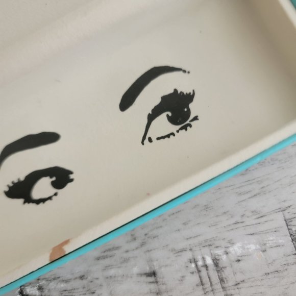 Kate Spade New York Women's Blue and Green Glasses Case - Picture 6 of 8